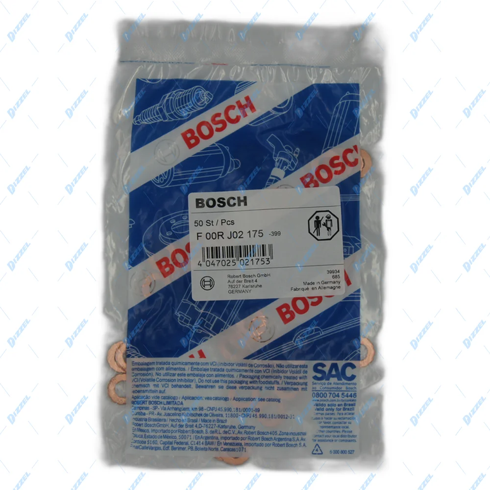 Шайба теплоизоляционная Bosch F00RJ02175 для дизельных форсунок — миниатюра 2