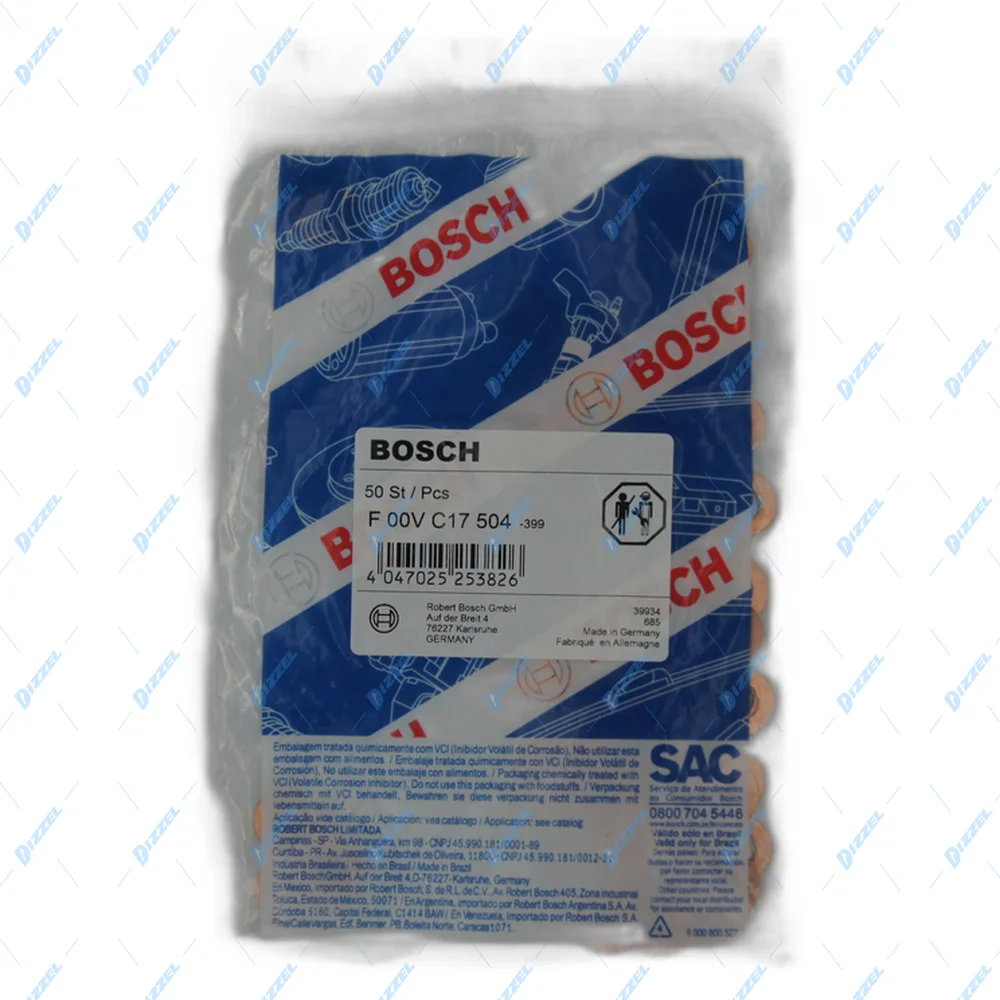 F00VC17504 Шайба медная для форсунки Bosch